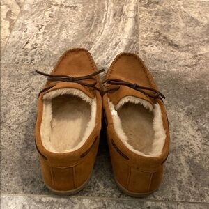 Men's Brown Moccasin Slippers
